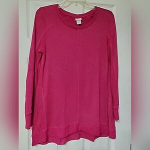 Chico's Magenta Long Sleeve Top